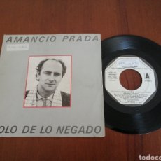 Discos de vinilo: AMANCIO PRADA SOLO DE LO NEGADO MOVIEPLAY 1983. Lote 179080650