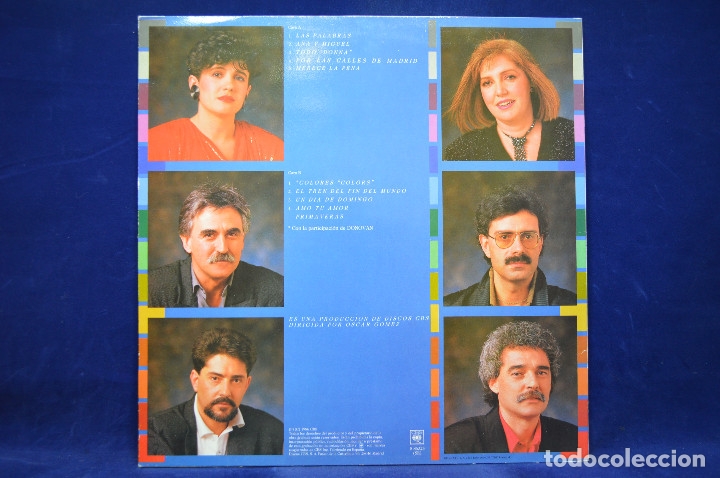 Discos de vinilo: MOCEDADES - COLORES - LP - Foto 2