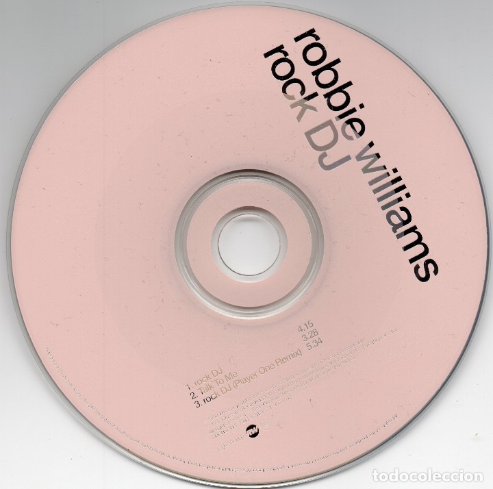 Discos de vinilo: ROBBIE WILLIAMS - Rock DJ - CD Single - EU 2000 - Chrysalis &lrm;- CDCHS5118 - Foto 2