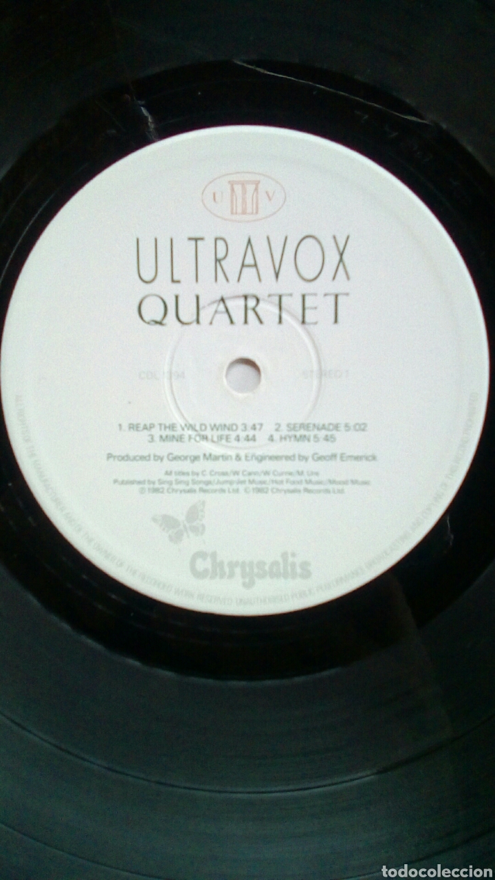 Discos de vinilo: Ultravox - Quartet, Chrysalis, 1982. UK. - Foto 4