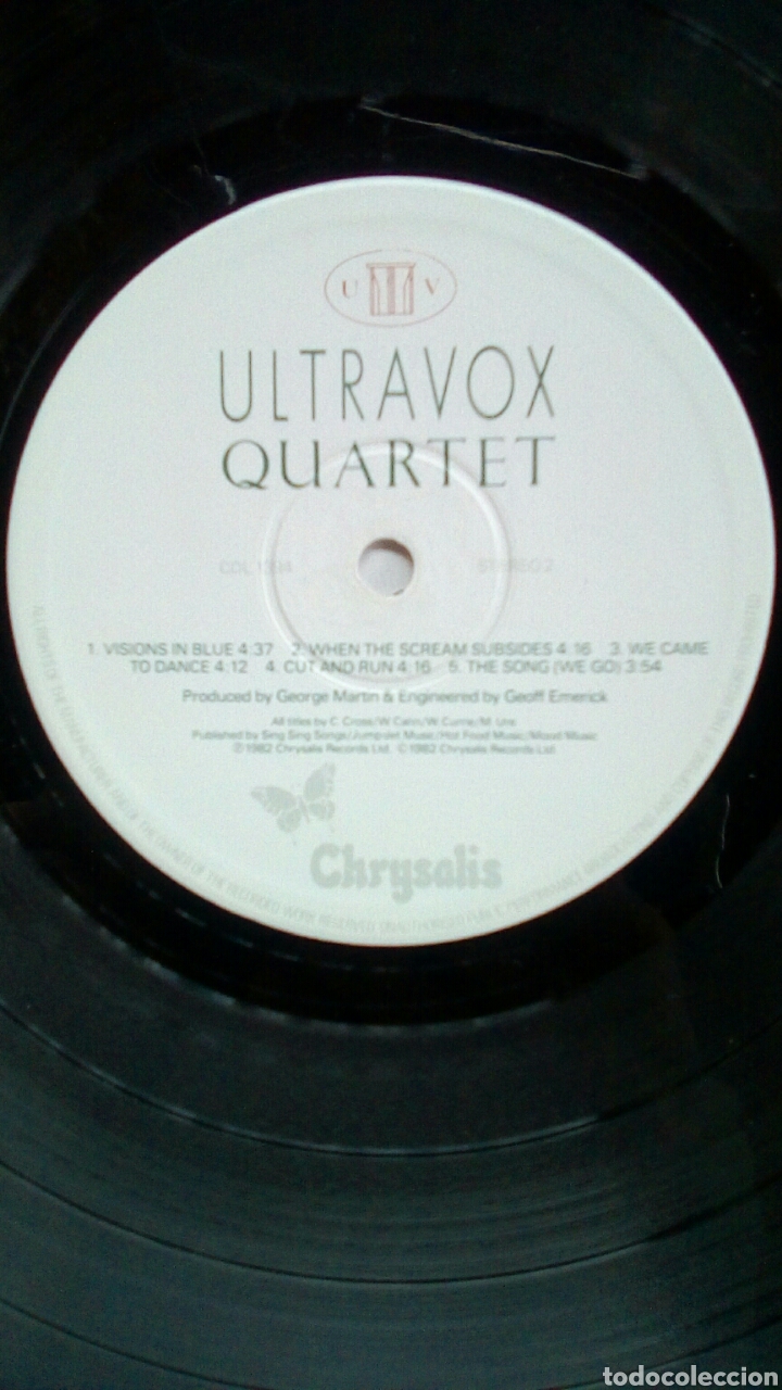 Discos de vinilo: Ultravox - Quartet, Chrysalis, 1982. UK. - Foto 5