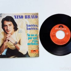 Discos de vinilo: 1963, NINO BRAVO, AMÉRICA AMÉRICA, POLYDOR 20 62 102. Lote 179178288