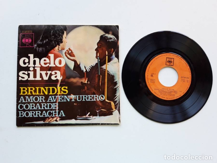 Discos de vinilo: 1966, Chelo Silva, Brindis, Amor Aventurero CBS - Foto 1
