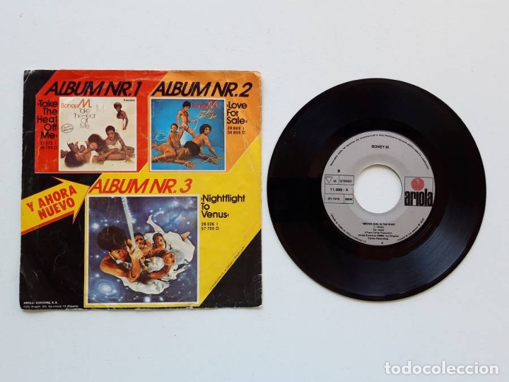 Discos de vinilo: Boney M. R&iacute;os de Babilonia - Foto 2