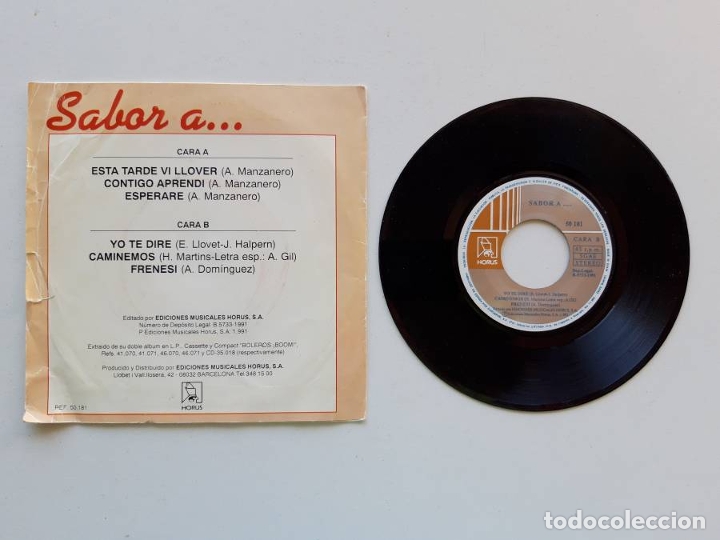 Discos de vinilo: Boleros Boon, Sabor a... - Foto 2
