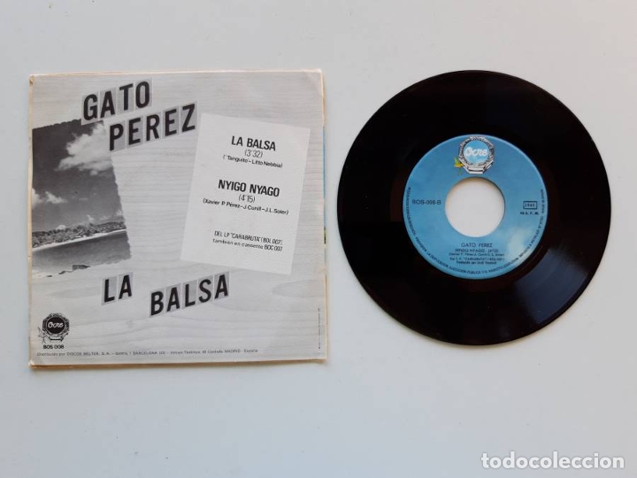 Discos de vinilo: Gato P&eacute;rez, La Balsa - Foto 2