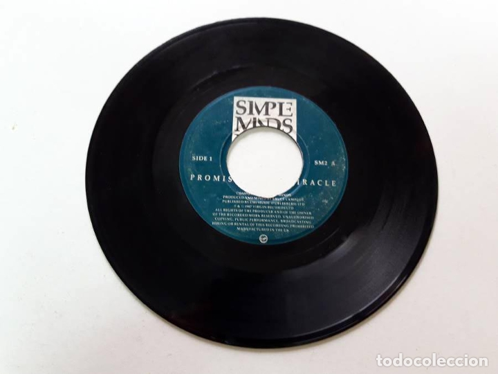 Discos de vinilo: SIMPLE MINDS, Promised you a miracle - Foto 1
