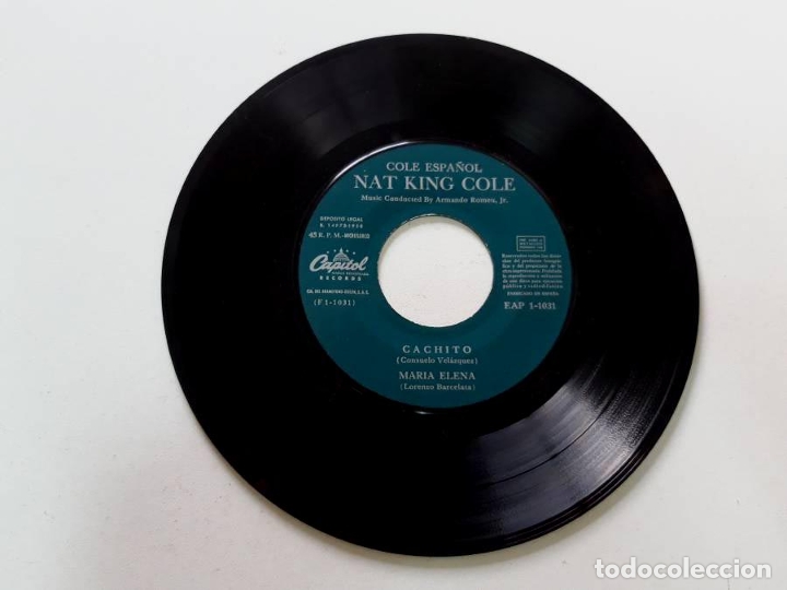 Discos de vinilo: Nat King Cole, Las ma&ntilde;anitas, Capitol - Foto 2
