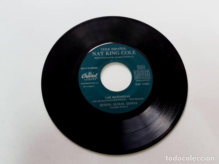 Discos de vinilo: Nat King Cole, Las ma&ntilde;anitas, Capitol - Foto 1