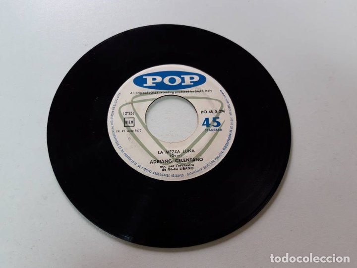 Discos de vinilo: Adriano Celentano, La mezza luna - Foto 1