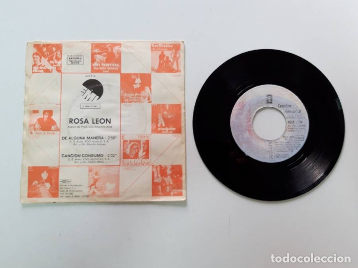 Discos de vinilo: Rosa Le&oacute;n, De alguna manera - Foto 2