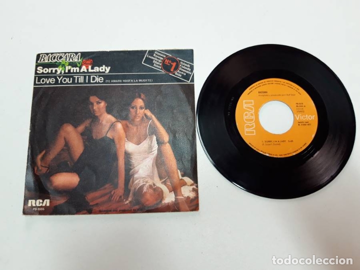 Discos de vinilo: Baccara, Sorry I am a Lady - Foto 1