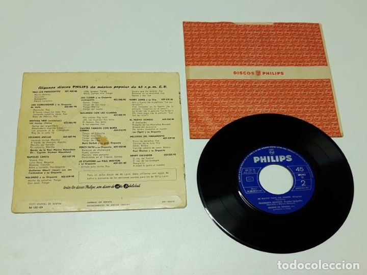 Discos de vinilo: 1966, Marif&eacute; de Triana, Canta, Versi&oacute;n Mono - Foto 2