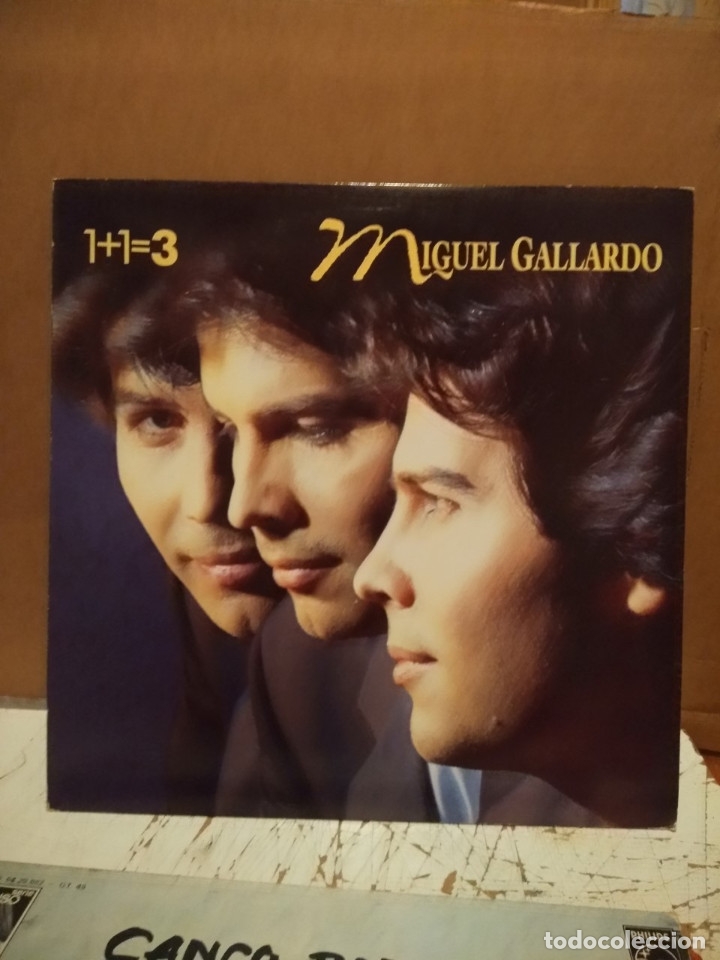 Discos de vinilo: LP MIGUEL GALLARDO : 1+1:3 - Foto 1