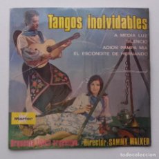Discos de vinilo: 1967, TANGOS INOLVIDABLES, SAMMY WALKER, MARTER. Lote 179212773