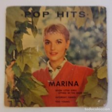 Discos de vinilo: 1960, POP HITS Nº 2, BIG BEN BANJO MAN, MARINA, THE AVONS, SEVEN LITTLE GIRLS SITTING. Lote 179212783