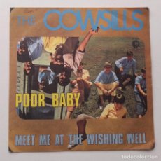 Discos de vinilo: 1968, THE COWSILLS, POOR BABY, MEET ME AT THE WISHING WELL. Lote 179212797