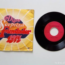 Discos de vinilo: DISCO SORPRESA FUNDADOR, HAGAMOS MÚSICA. Lote 179212873
