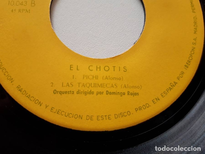 Discos de vinilo: Disco Sorpresa Fundador, El Chotis - Foto 3