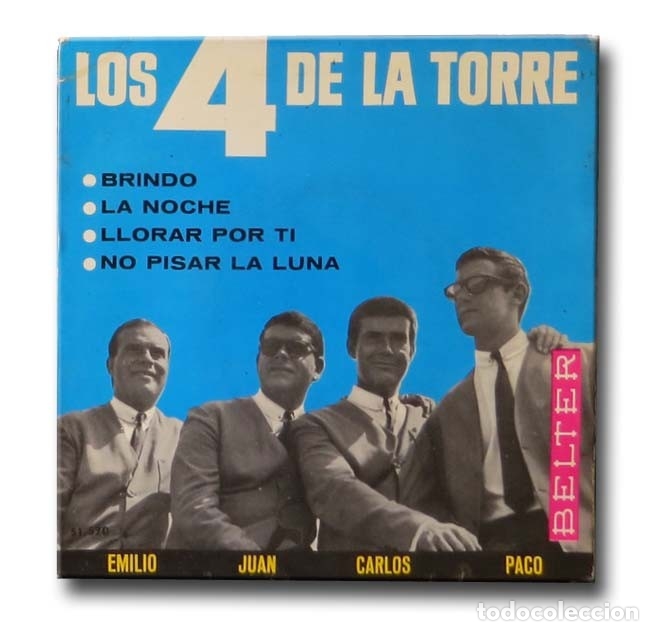 Discos de vinilo: Los 4 de la torre - Brindo - Foto 1