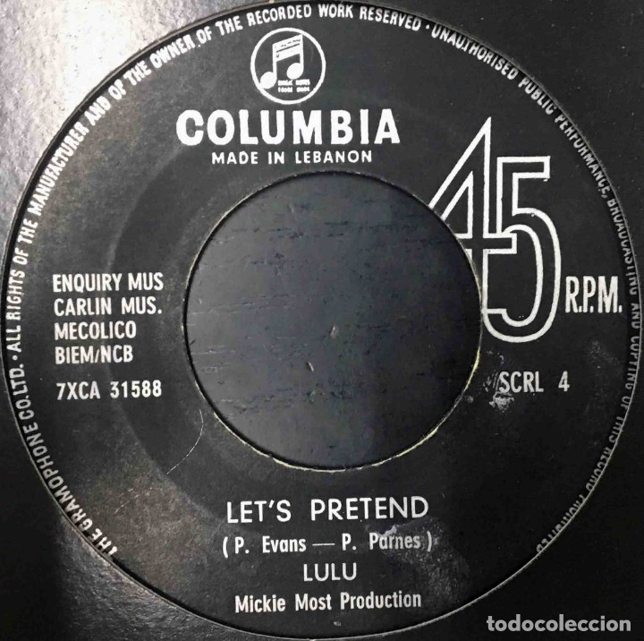 Discos de vinilo: Lulu - Lets Pretend - Foto 1