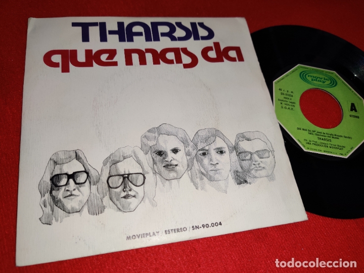 Disques de vinyle: THARSIS QUE MAS DA/PERRO CALLEJERO 7'' SINGLE 1975 MOVIEPLAY