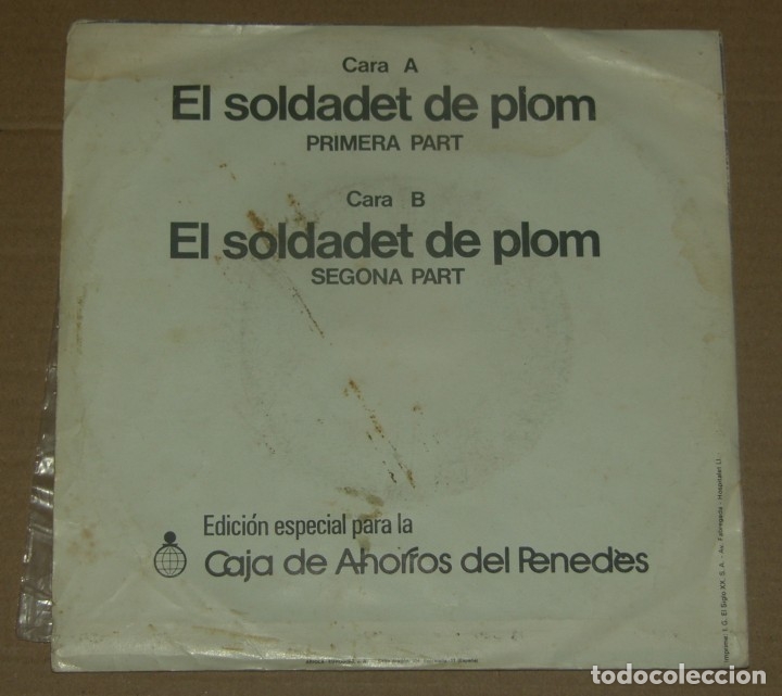 Discos de vinilo: EL SOLDADET DE PLOM - VERGARA 1975 - Foto 2