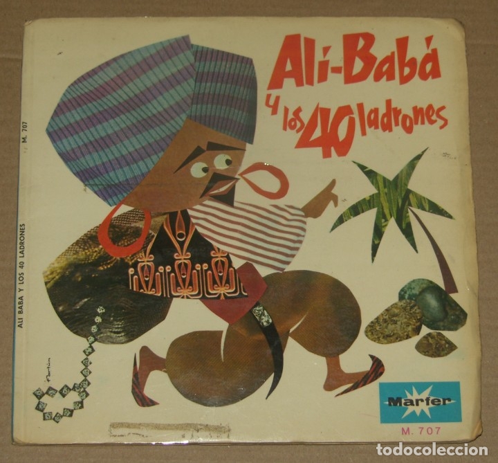 Discos de vinilo: ALI-BABA Y LOS 40 LADRONES - MARFER 1967 - VINILO ROJO - Foto 1