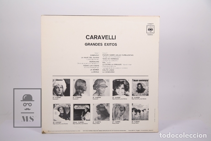 Discos de vinilo: Disco LP De Vinilo - Caravelli / Grandes Exitos - CBS - A&ntilde;o 1970 - Foto 4