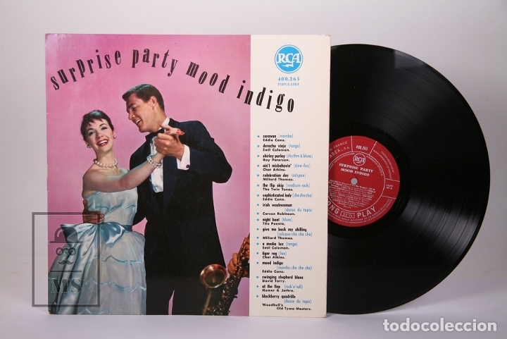 Disques de vinyle: Disco LP De Vinilo - Surprise Party Mood Indigo / Eddie Cano Emil Coleman... - RCA - Made in France