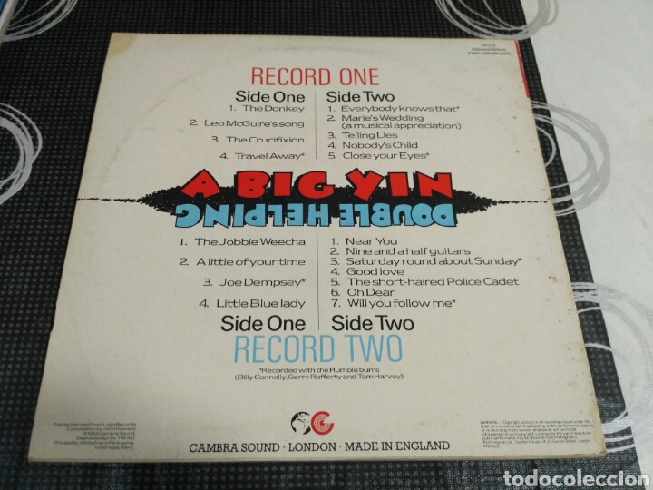 Discos de vinilo: Billy Connolly - A Big Yin Double Helping (2xLP, Comp) - Foto 2