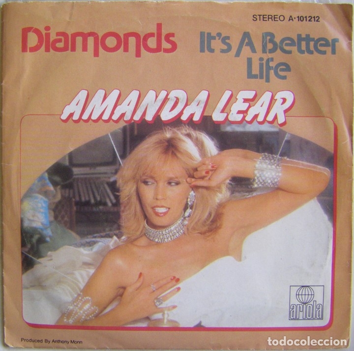 Discos de vinilo: Amanda Lear. Diamonds, Ariola A-101212, A-101.212 - Foto 1