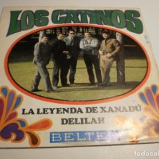 Discos de vinilo: SINGLE LOS CATINOS. LA LEYENDA DE XANADÚ. DELILAH. BELTER 1968 SPAIN (PROBADO Y BIEN, BUEN ESTADO). Lote 179539621
