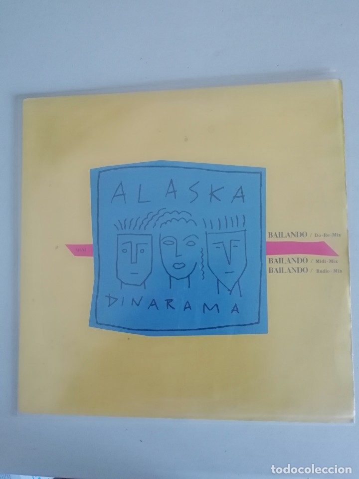 Discos de vinilo: ALASKA Y DINARAMA  BAILANDO MAXI - Foto 1