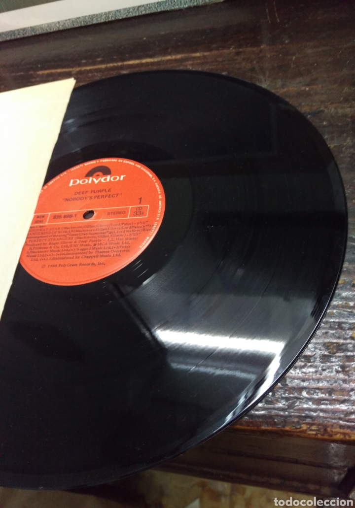 Discos de vinilo: DEEP PURPLE - NOBODY&acute;S PERFECT - Foto 2