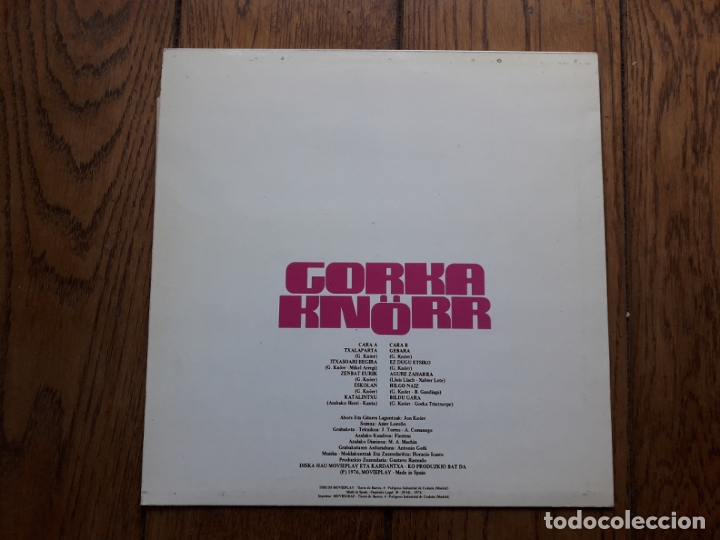 Discos de vinilo: Gorka knorr - txalaparta - Foto 2
