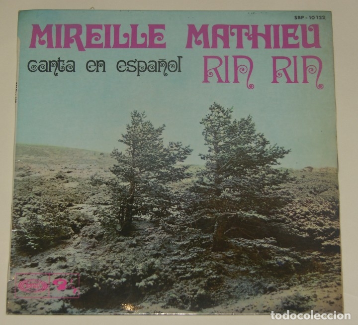 Discos de vinilo: Mireille Mathieu - Canta En Espa&ntilde;ol, Rin Rin - EP 1968 - Foto 1