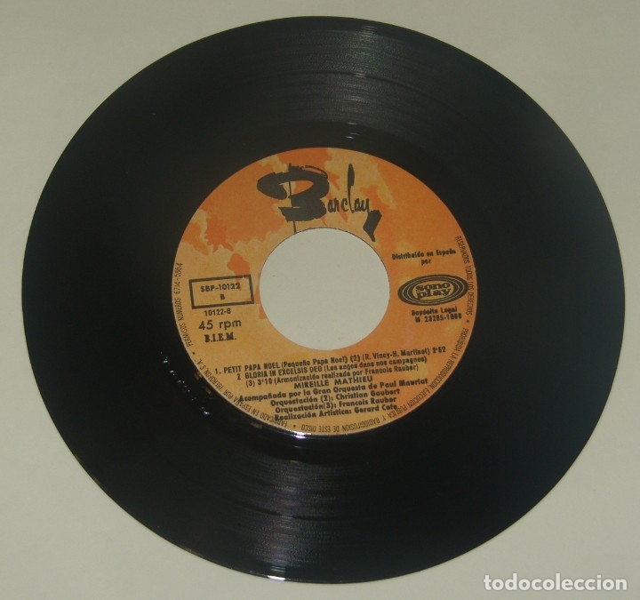 Discos de vinilo: Mireille Mathieu - Canta En Espa&ntilde;ol, Rin Rin - EP 1968 - Foto 4