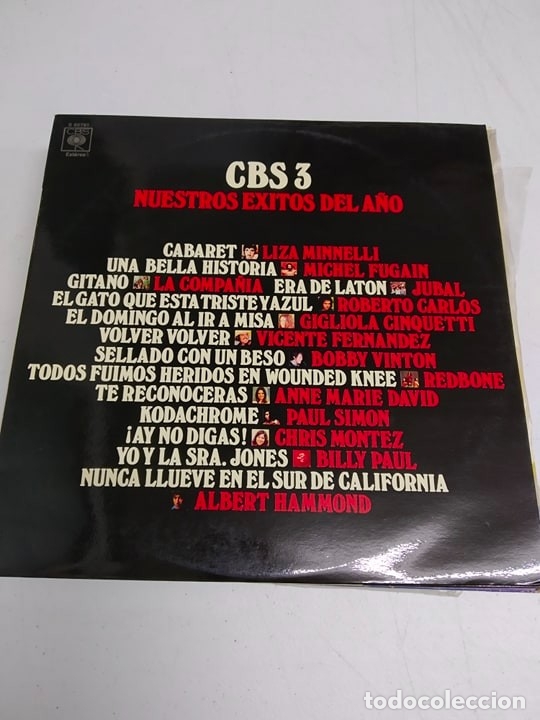 Discos de vinilo: Various &lrm;&ndash; CBS 3 - Nuestros Exitos Del A&ntilde;o - Foto 1