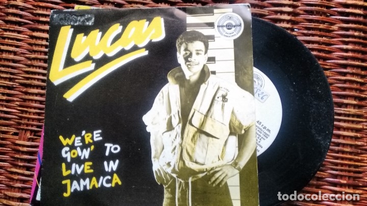 Disques de vinyle: SINGLE ( VINILO) -promocion-DE  LUCAS A&Ntilde;OS 80