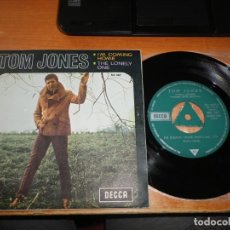 Discos de vinilo: TOM JONES I´M COMING HOME / THE LONELY ONE SINGLE VINILO 1967 DECCA ESPAÑA TRIANGULO 2 TEMAS