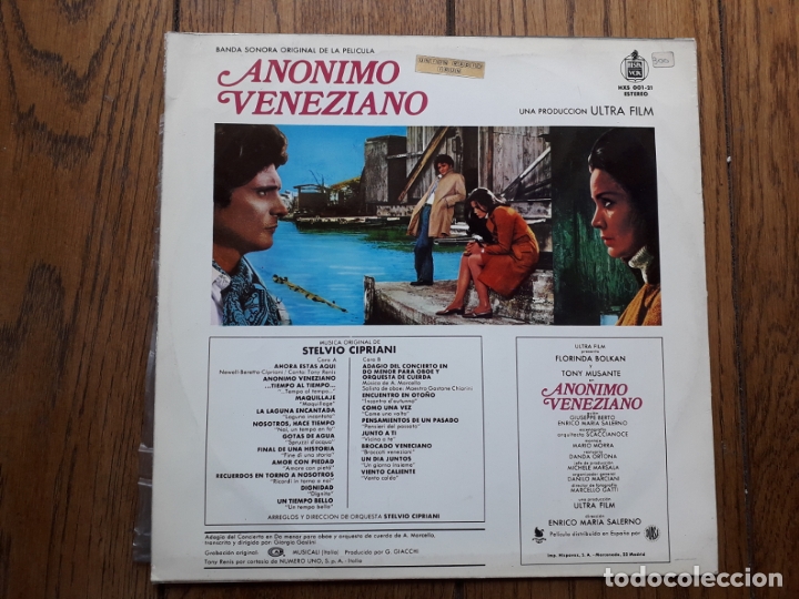 Discos de vinilo: Stelvio cipriani - anonimo veneziano - Foto 2