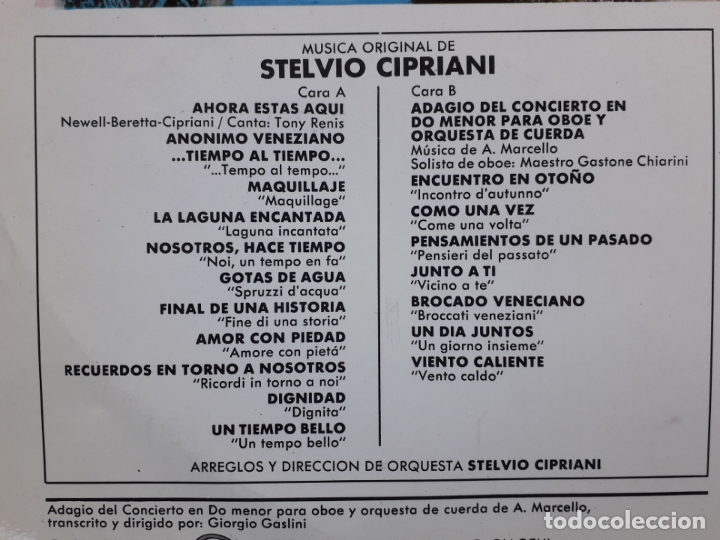 Discos de vinilo: Stelvio cipriani - anonimo veneziano - Foto 3