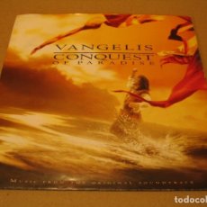 Discos de vinilo: VANGELIS SINGLE 45 RPM CONQUEST OF PARADISE WARNER EASTWEST ALEMANIA 1992