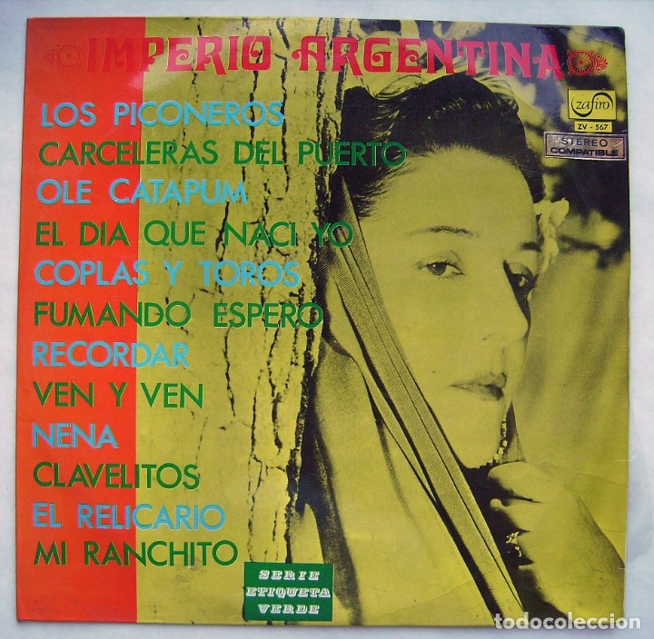 Discos de vinilo: IMPERIO ARGENTINA. LP. - Foto 1