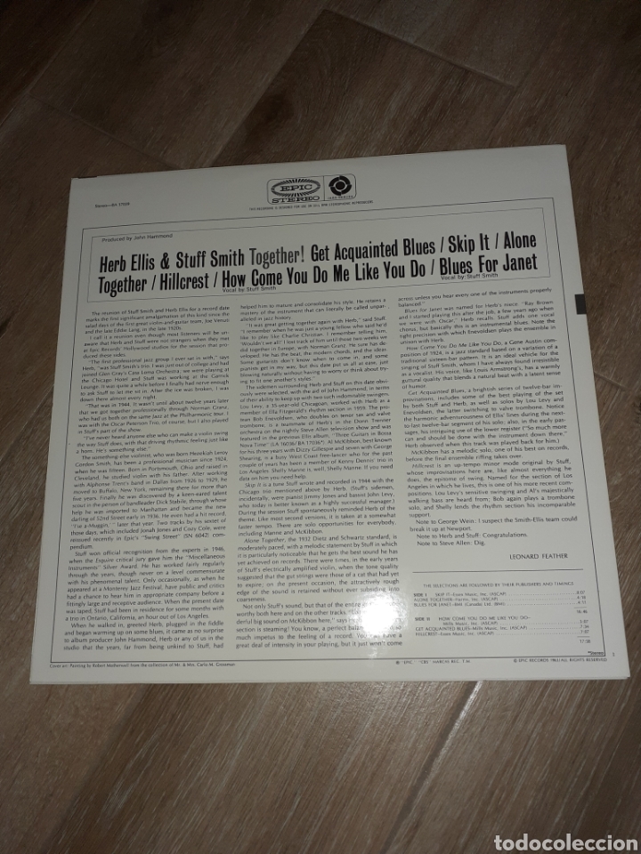 Discos de vinilo: Herb Hellis & Stuff smith, jazz 60s - Foto 2