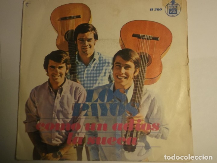 Discos de vinilo: LOS PAYOS-COMO UN ADIOS - Foto 1