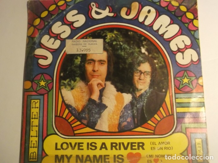 Discos de vinilo: JESS & JAMES-LOVE IS A RIVER - Foto 1