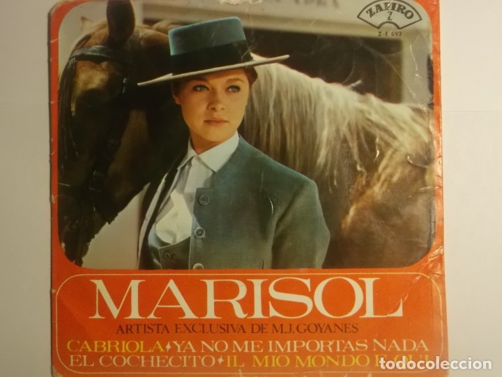 Discos de vinilo: MARISOL-EL COCHECITO-CABRIOLA - Foto 1