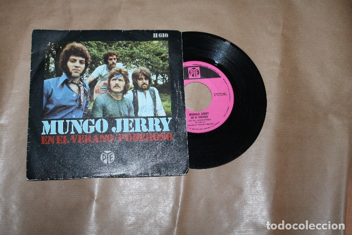 Discos de vinilo: MUNGO JERRY , EN EL VERANO/PODEROSO, SINGLE, A&Ntilde;O 1970, HISPAVOX - Foto 1